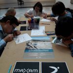 Taller en Maxam de jóvenes con discapacidad de Down Madrid